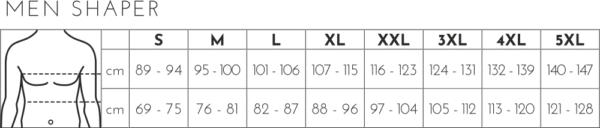 Wyszczuplający i modelujący męski pas brzuszny