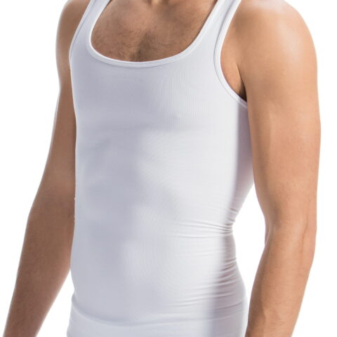 Męska koszulka wyszczuplająca i modelująca całościowo z bawełny