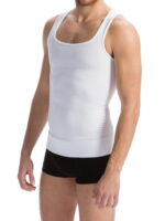 Męska koszulka wyszczuplająca i modelująca całościowo z bawełny