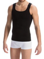 Męska koszulka wyszczuplająca i modelująca całościowo z bawełny