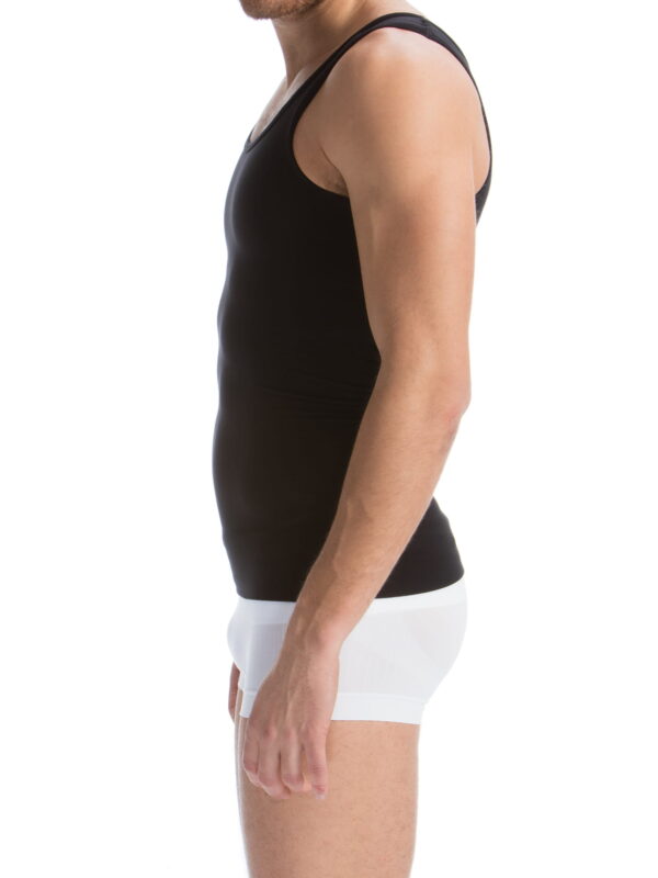 Męska koszulka wyszczuplająca i modelująca całościowo z bawełny