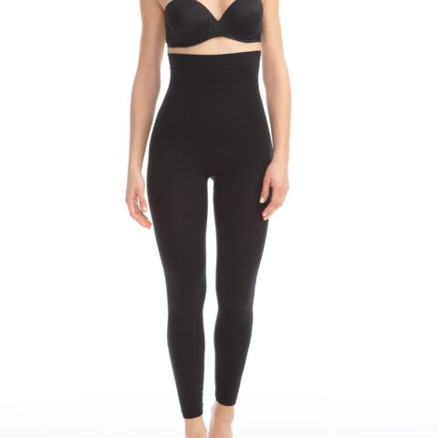 Antycellulitowe legginsy z wysokim stanem