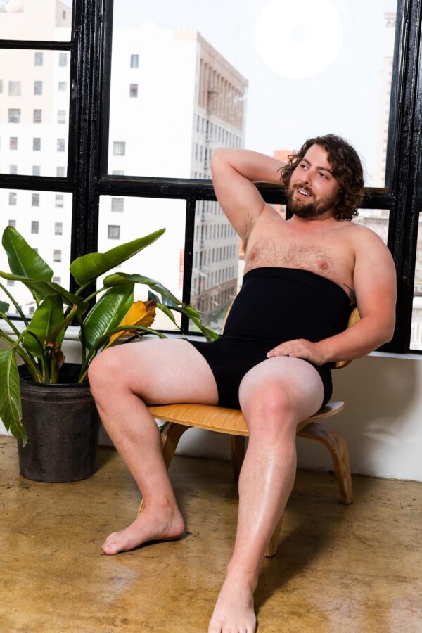 Wyszczuplający i modelujący męski pas brzuszny