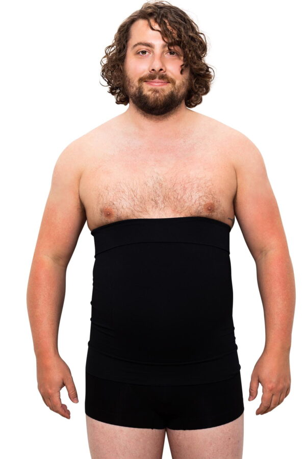 Wyszczuplający i modelujący męski pas brzuszny